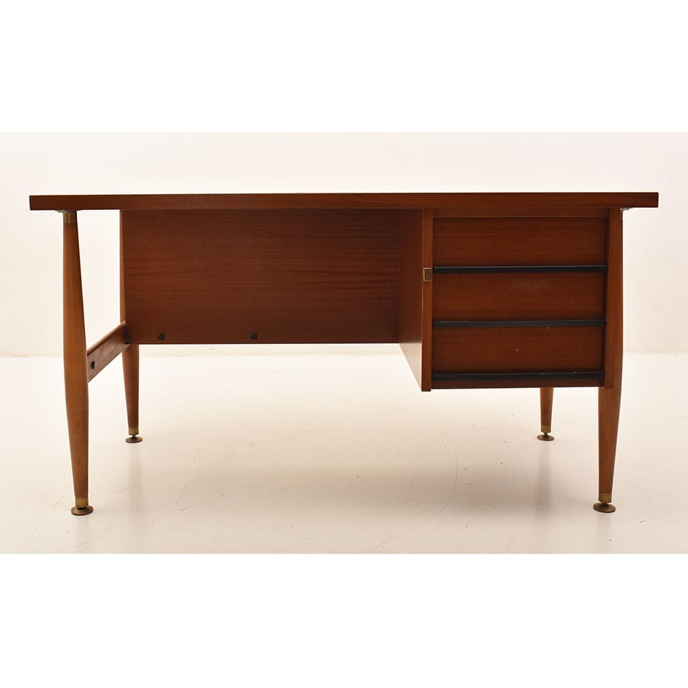 SCR42 1 wooden desk 20th century design 1960s Schirolli .jpg